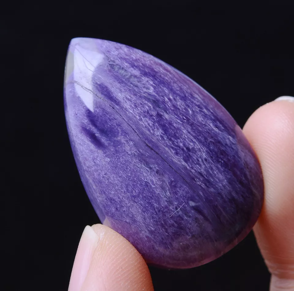 Genuine Natural Purple Charoite Crystal Adjustable Woman Pendant 36*23*9.5mm