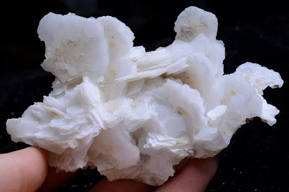 New Find Natural Rare White Ladder-Like Calcite & Crystal Mineral Specimen 100.g