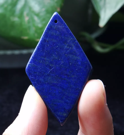 Beautiful Natural Royal Blue Lapis Lazuli Gems Healing Pendant  19.6g