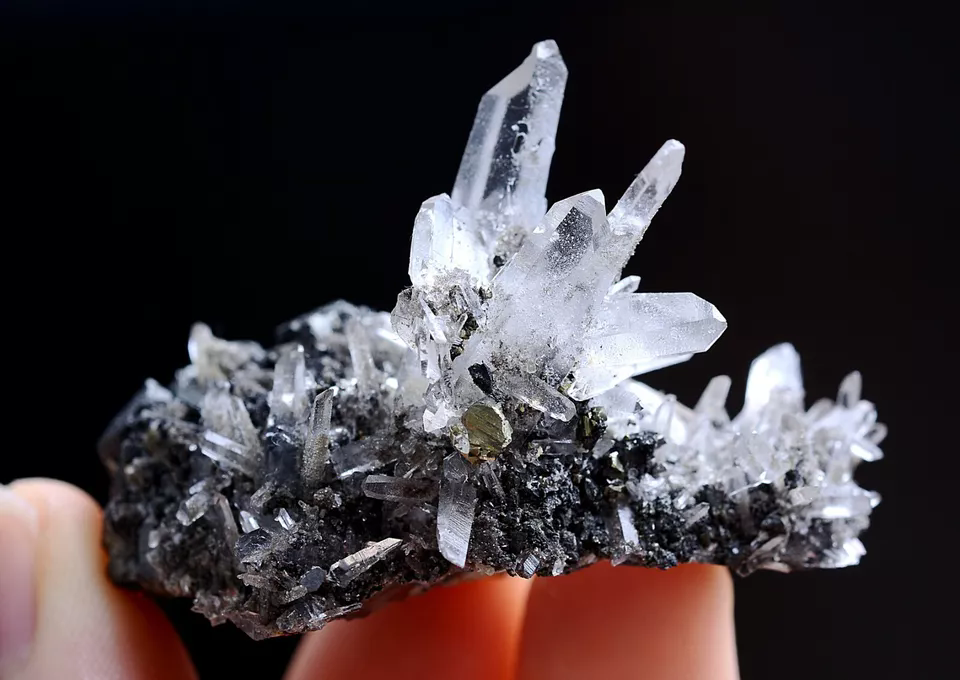 30g Natura Arsenopyrite & Crystal Cluster Mineral Specimen/Yaogangxian China