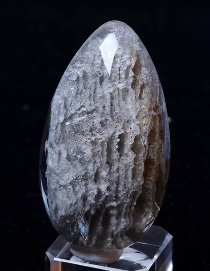 39.81g Natural Ghost White Thousand layer Phantom Quartz Crystal Pendant  Healin