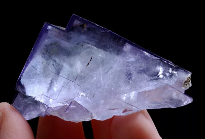 33g Natural Transparent Purple Fluorite Mineral Specimen/Yaogangxian China