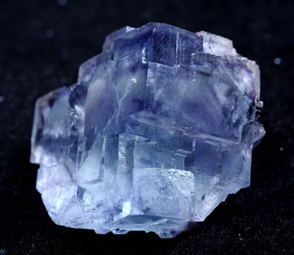 108g Natural Phantom Purple Fluorite & Scheelite Mineral Specimen/ Yaogangxian