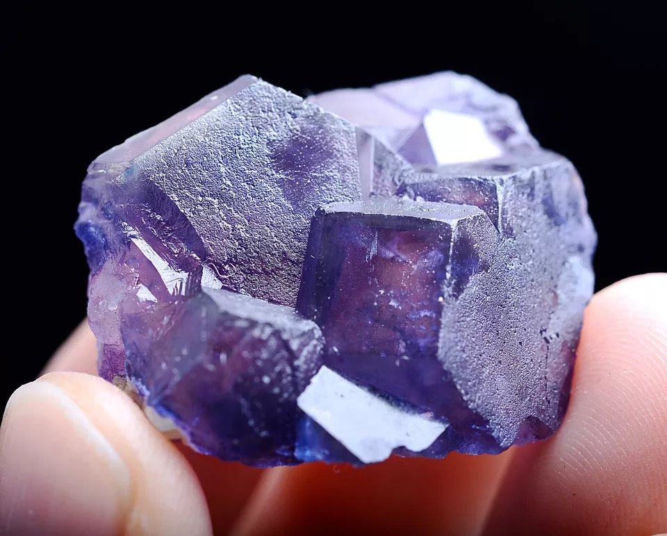 20g Natural Cube Purple FLUORITE Mineral Specimen/Inner Mongolia China