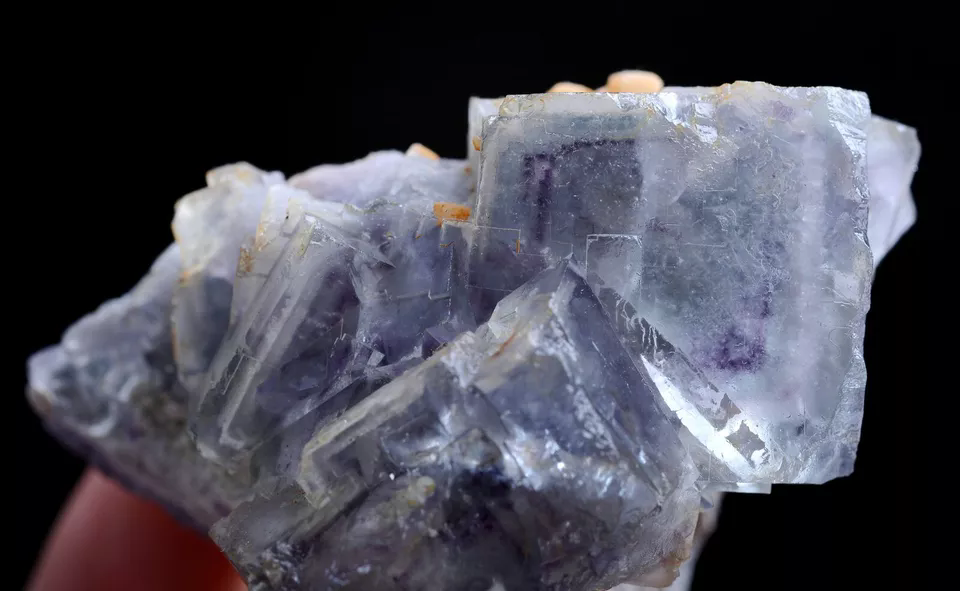 138g Natural Phantom Window Purple Fluorite Mineral Specimen/ Yaogangxian China