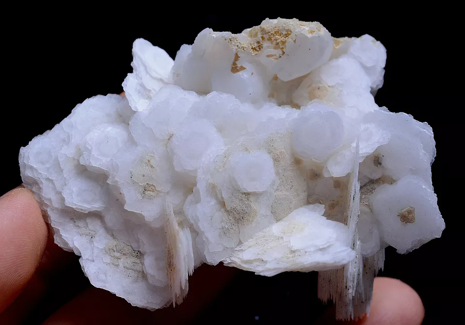 44.0g New Find Natural Rare White Ladder-Like Calcite & Crystal Mineral Specimen