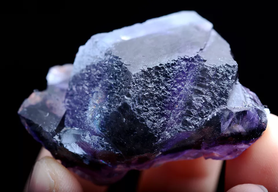 66g Natural Devil's Eye Purple FLUORITE Mineral Specimen/Inner Mongolia  China