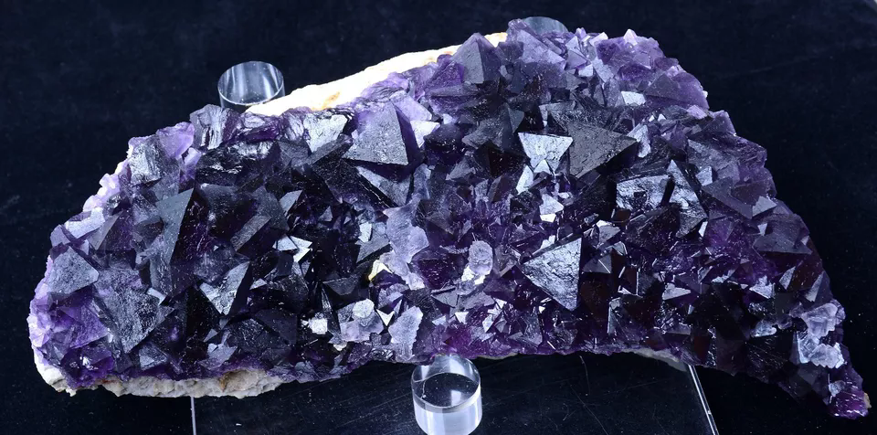 1697g MUSEUM COLLECTION NEWLY DISCOVERED RARE PURPLE FLUORITE MINERAL SAMPLES