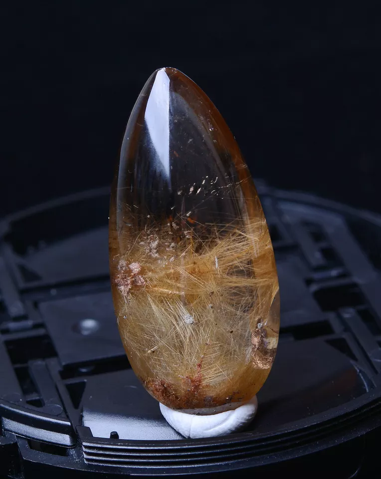 48.05ct Natural Gold Rutilated Quartz Crystal Woman Men Cure Powerful Pendant