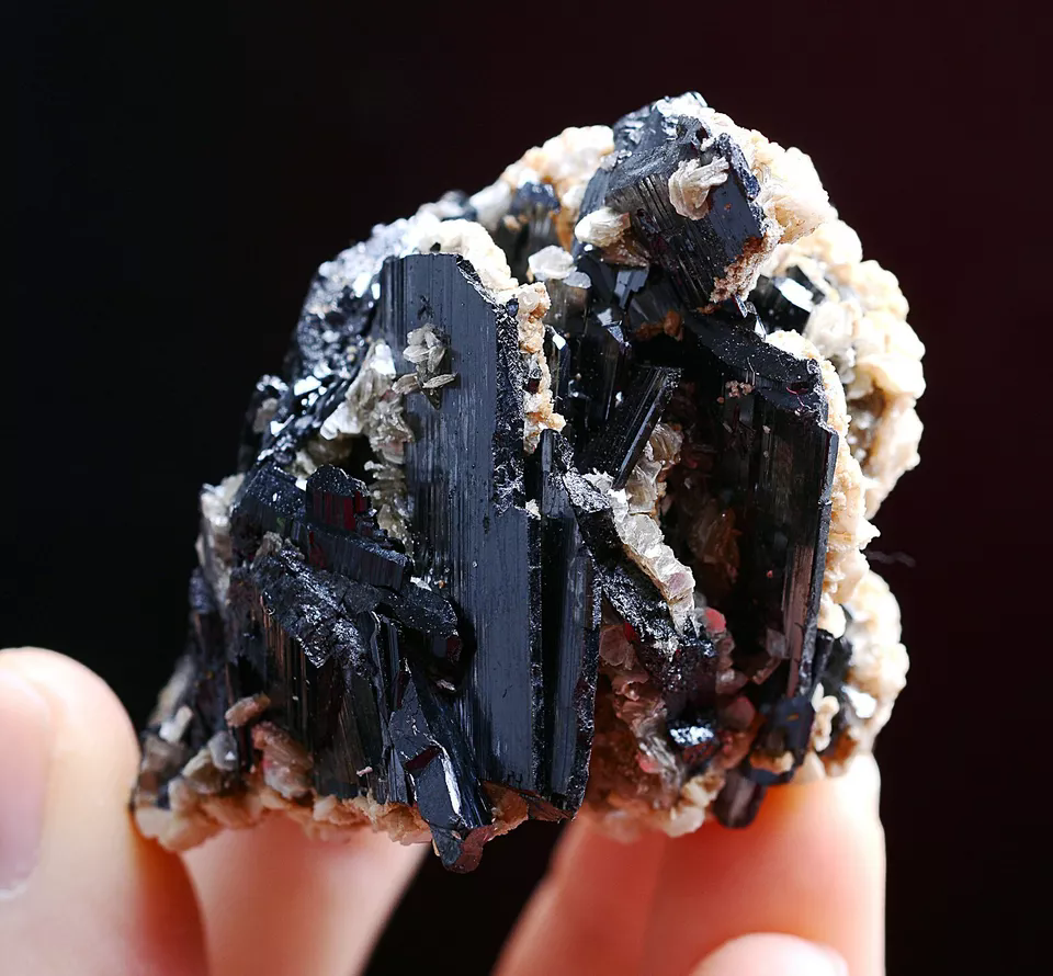 163g Natura Wolframite & Dolomite & Calcite Mineral Specimen/Yaogangxian China