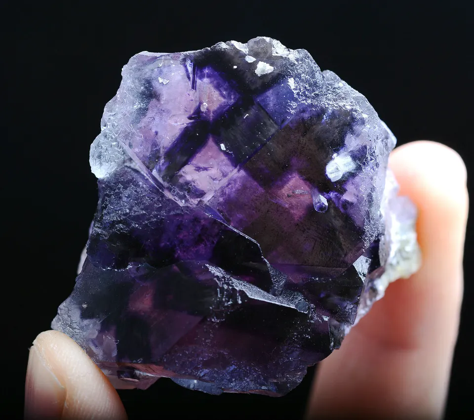 57g Natural Devil's Eye Purple FLUORITE Mineral Specimen/Inner Mongolia  China