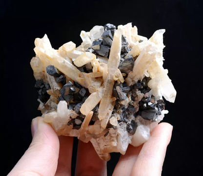 387g  Natural Rare Arsenopyrite Crystal Cluster Mineral Specimen /yaogangxian