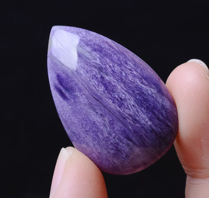 Genuine Natural Purple Charoite Crystal Adjustable Woman Pendant 36*23*9.5mm