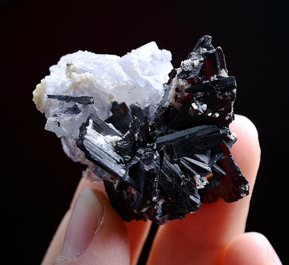 37g Natural Wolframite & Fluorite CRYSTAL Mineral Specimen / Yaogangxian China