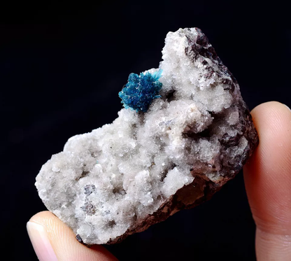 26.47g Natural CAVANSITE & ZEOLITE Crystal Symbiotic Mineral Specimen/India