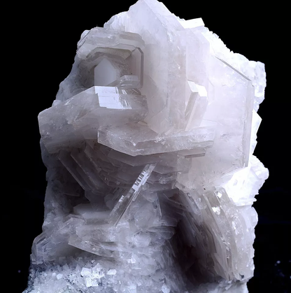 771g Complete Natural  Rare White ladder-Like Calcite Mineral Specimen/ China