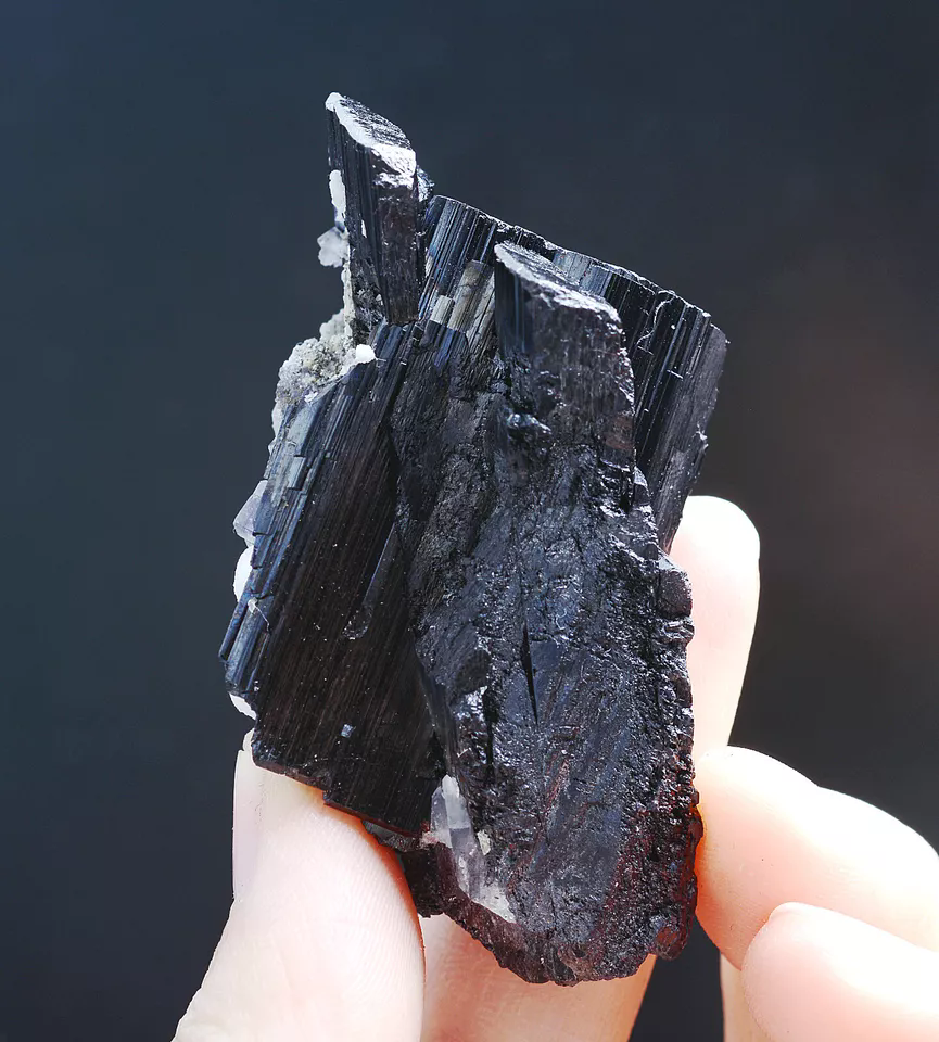 113g Natural Rare Wolframite CRYSTAL Fluorite Mineral Specimen/Yaogangxian China