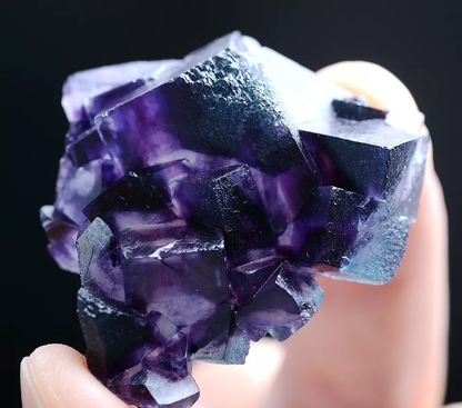 29g Natural Devil's Eye Purple FLUORITE Mineral Specimen/Inner Mongolia  China