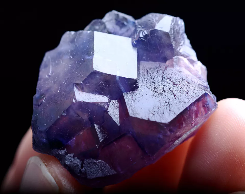 20g Natural Cube Purple FLUORITE Mineral Specimen/Inner Mongolia China