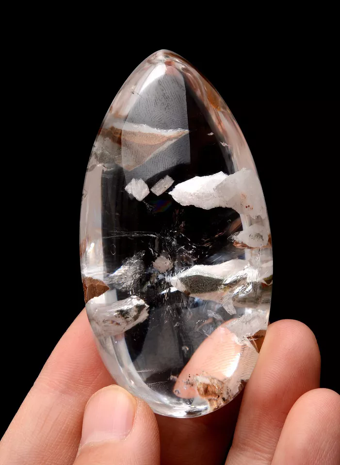 Natural Rare Healing Calcite Quartz Crystal Mineral Pendants 67*35*26mm