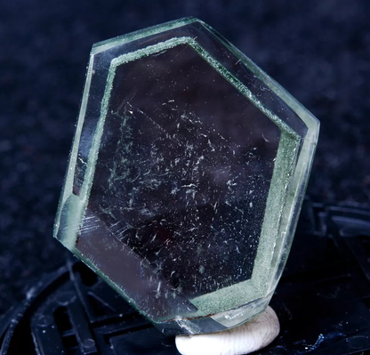 19.52g New Find Rare Natural Green Ghost Phantom Quartz Crystal Healing Pendant