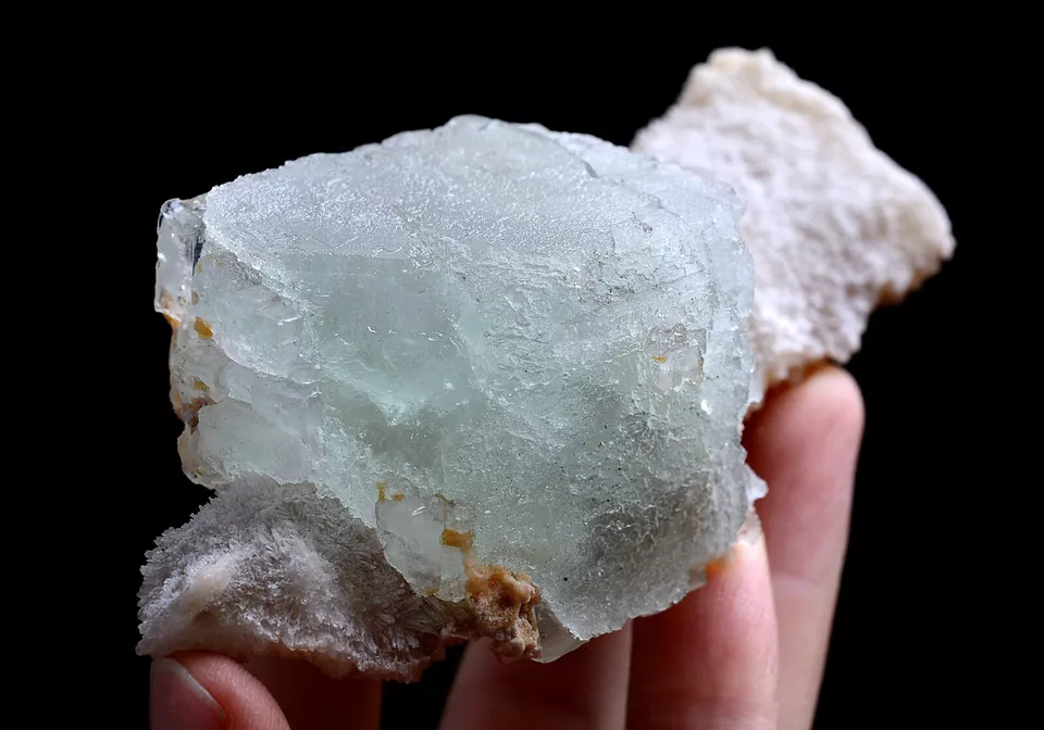 200g Natural Green Fluorite & Calcite  Mineral Specimen/Yaogangxian China