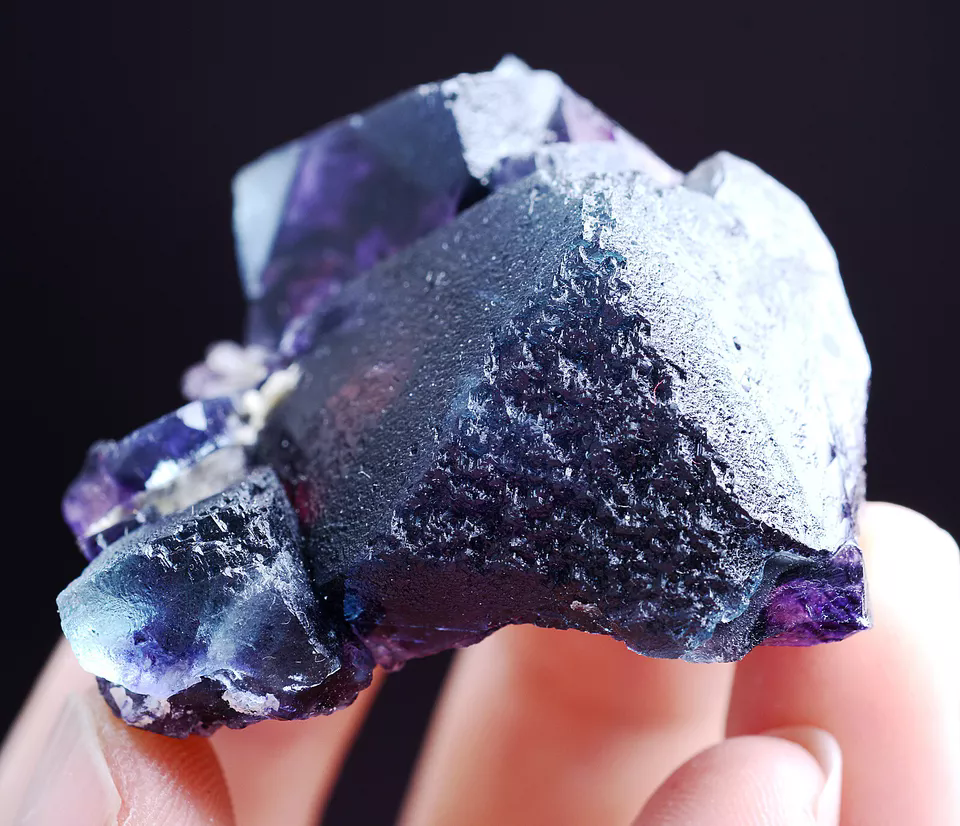 40g Natural Devil's Eye Purple FLUORITE Mineral Specimen/Inner Mongolia China