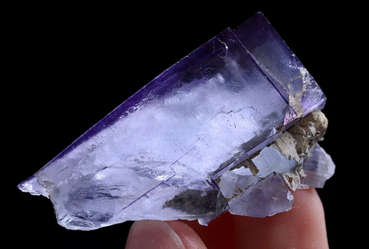 33g Natural Transparent Purple Fluorite Mineral Specimen/Yaogangxian China