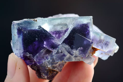 115g Natural Devil's Eye Purple FLUORITE Mineral Specimen/Inner Mongolia  China