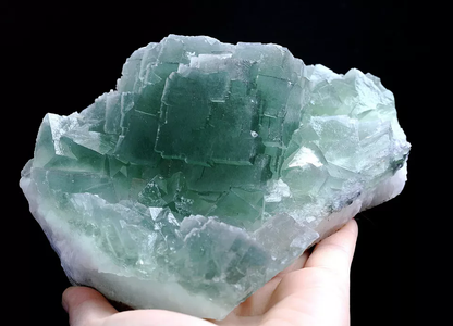 1280g NATURAL Larger particles ladder-Like Green FLUORITE Mineral Specimen/China