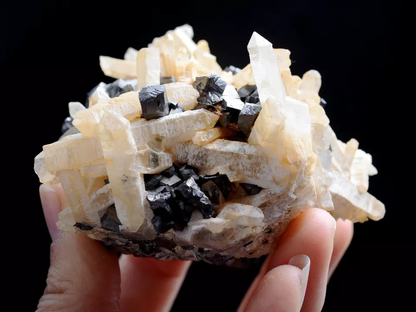 387g  Natural Rare Arsenopyrite Crystal Cluster Mineral Specimen /yaogangxian