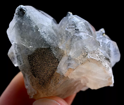 35g Natural Highest Grade Benz Clear Calcite & Pyrite Crystal Mineral Specimen