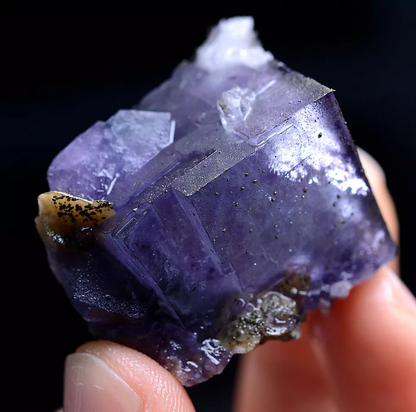 32.g Yao Gang Xian NEWLY DISCOVERED RARE PURPLE FLUORITE MINERAL SAMPLES