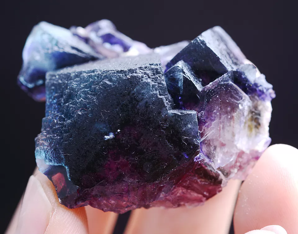 40g Natural Devil's Eye Purple FLUORITE Mineral Specimen/Inner Mongolia China