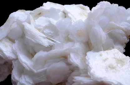 New Find Natural Rare White Ladder-Like Calcite & Crystal Mineral Specimen 100.g