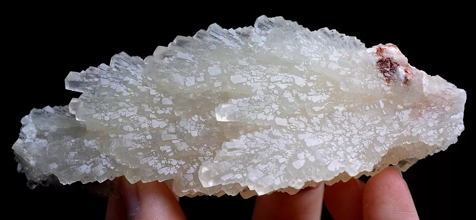 146.1g Natural Complete White Calcite “Angel Wings” Crystal Mineral Specimen