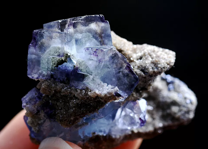 20g Natural Phantom Window Purple Fluorite Mineral Specimen/ Yaogangxian  China