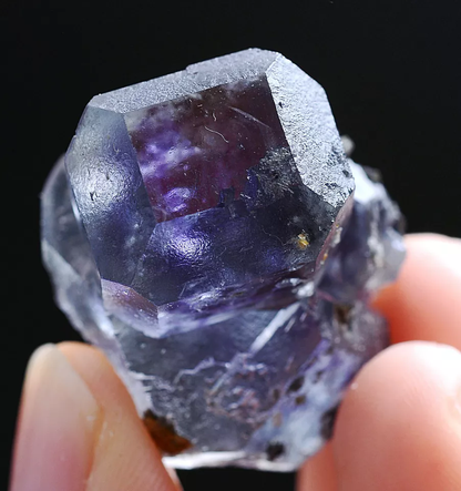 16g  Natural Rare Cube Purple Fluorite Cluster Mineral Specimen/Fujian China