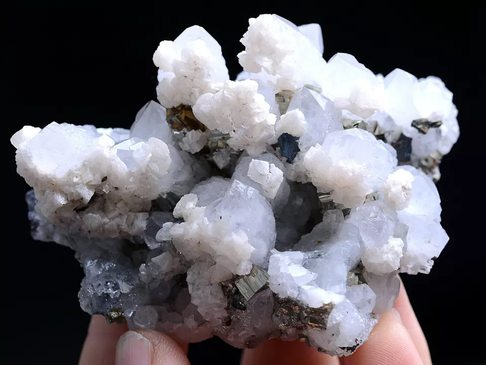 126g Natural Beauty Crystal & Pyrite Dolomite Mineral specimens/ Jiangxi  China