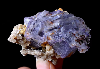 67.1g RARE PURPLE FLUORITE & POLYMINERAL SYMBIOSIS MINERAL SAMPLES YaoGang Xian