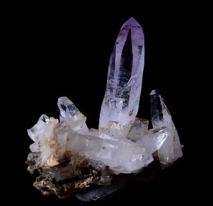 5.45g NATURAL Amethyst Quartz Skeletal Crystal Point Mineral Specimen/Mexico