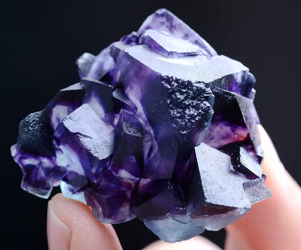 29g Natural Devil's Eye Purple FLUORITE Mineral Specimen/Inner Mongolia  China