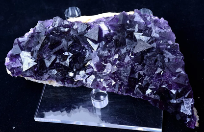 1697g MUSEUM COLLECTION NEWLY DISCOVERED RARE PURPLE FLUORITE MINERAL SAMPLES