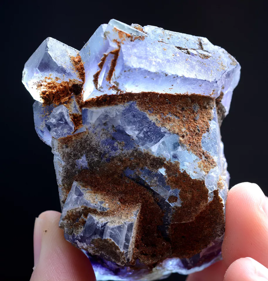 115g Natural Devil's Eye Purple FLUORITE Mineral Specimen/Inner Mongolia  China