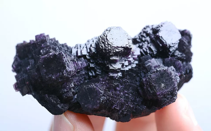 38g Natural Beautiful Ladder-Like Purple Fluorite Mineral Specimen/China