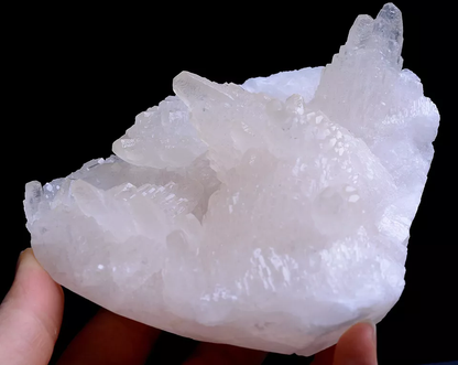 Natural Calcite Pink Fluorescent Tower-Like Crystal Mineral Specimen 668.g