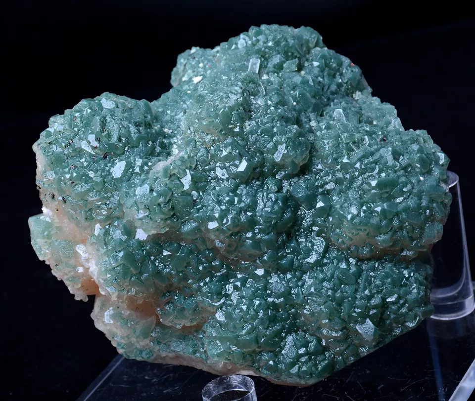 902g Newly Discovered Green Apophyllite CRYSTAL CLUSTER Mineral  Specimen