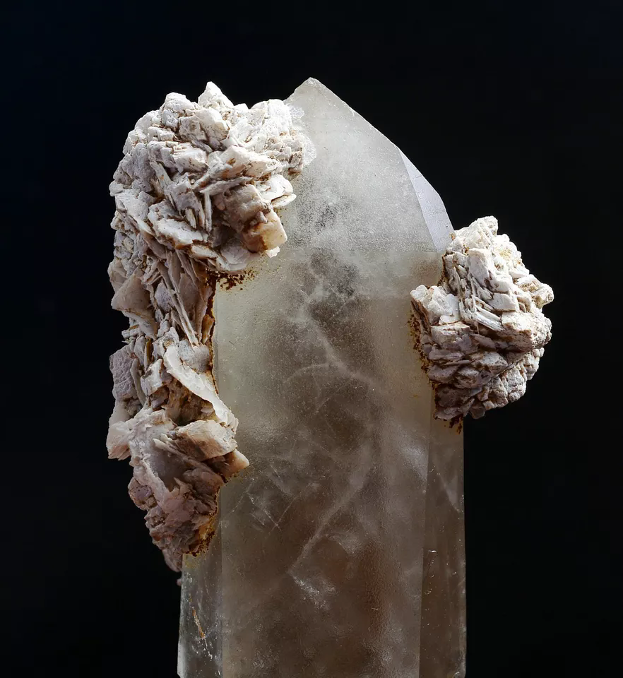 239g  Natural QUARTZ Crystal Calcite Mineral Specimens/Inner Mongolia  China