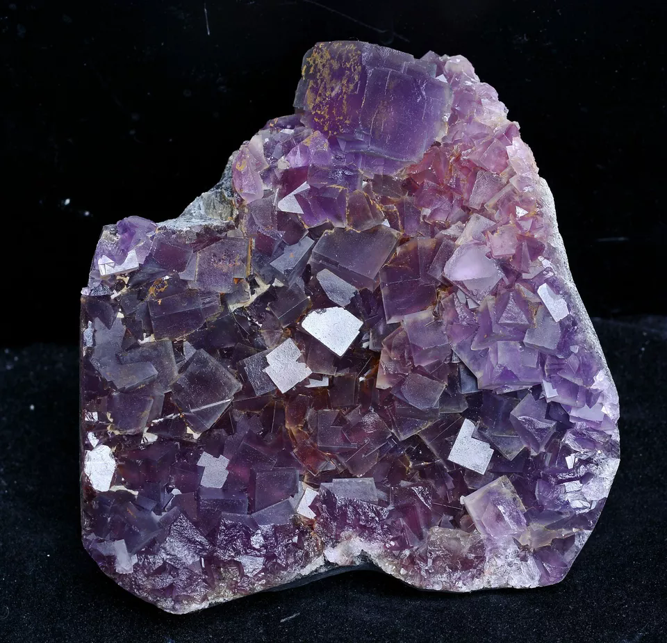 788g Natural Phantom Window Purple Fluorite CRYSTAL CLUSTER Mineral Specimen