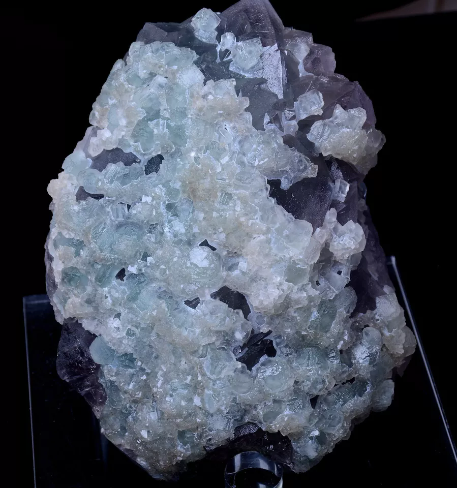 China/Newly DISCOVERED RARE GREEN FLUORITE CRYSTAL MINERAL SPECIMEN 1941g